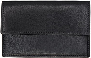 Peňaženka The Row Leather Two Card Holder Čierna | W1687-L39, 0