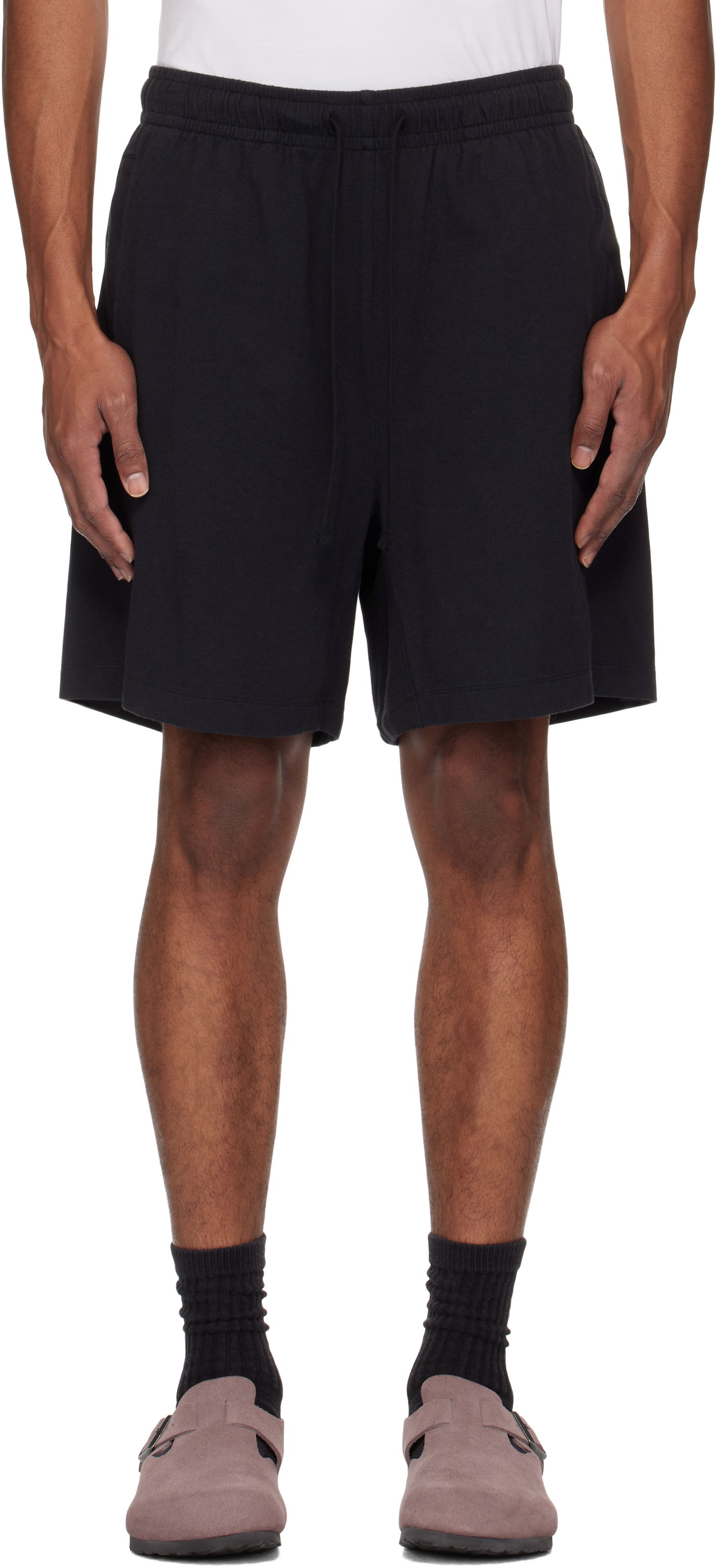 Šortky SKIMS Relaxed Lounge Jersey Shorts Čierna | BO-SHO-5323M, 0