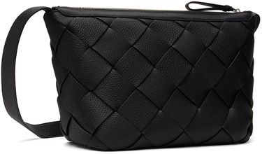 Taška cez rameno Bottega Veneta Bottega Veneta Diago Woven Leather Shoulder Bag Čierna | 795125 V4FV1 8803, 1