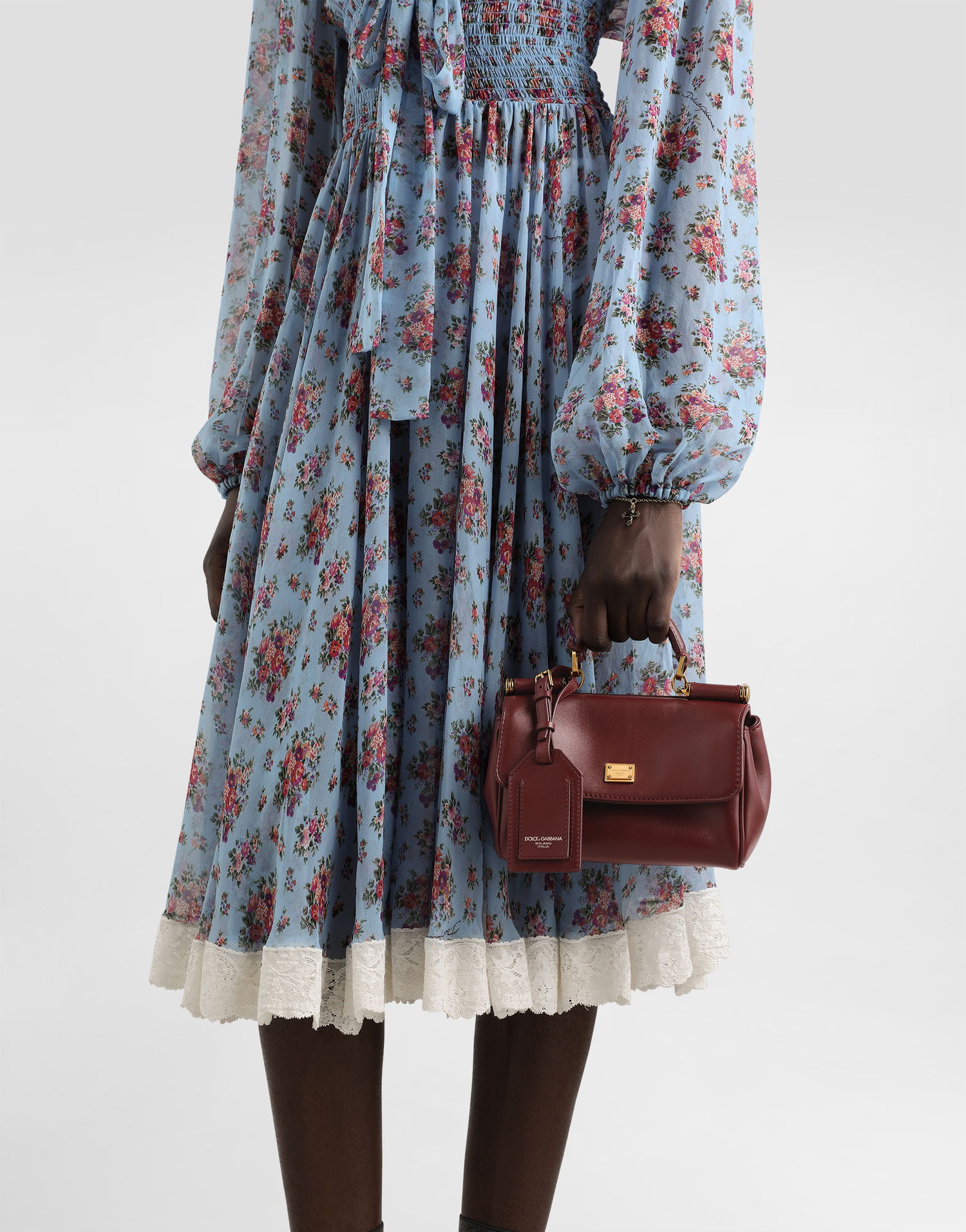 Kabelka Dolce & Gabbana My Sicily Leather Flap Bag Vínová | BB7864B732180346, 1