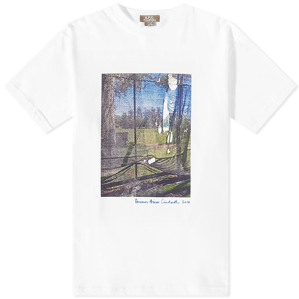 Tričko A.P.C. Jean Touitou x Palermo Tee Biela | COELH-M26165-AAB, 0