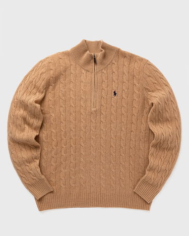 Sveter Polo by Ralph Lauren LSCABLEHZPP-LONG SLEEVE-PULLOVER Zippers & Cardigans Hnedá | 710876766006, 0