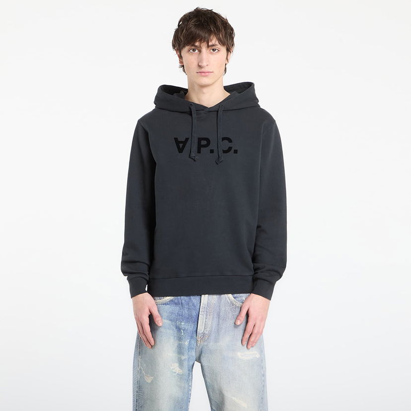 Mikina A.P.C. Standard Hoodie With Large VPC Čierna | COHMC-M27908 TZE
