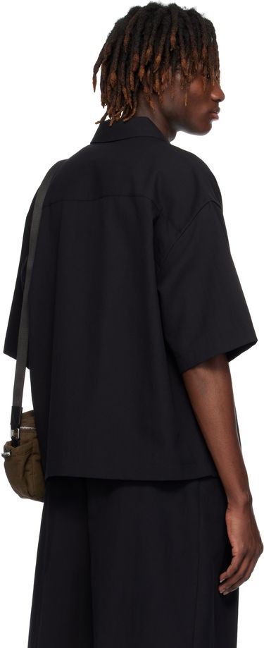 Košeľa Studio Nicholson Studio Nicholson Sanko Boxy Shirt Čierna | SANKO SNM - 1267, 2