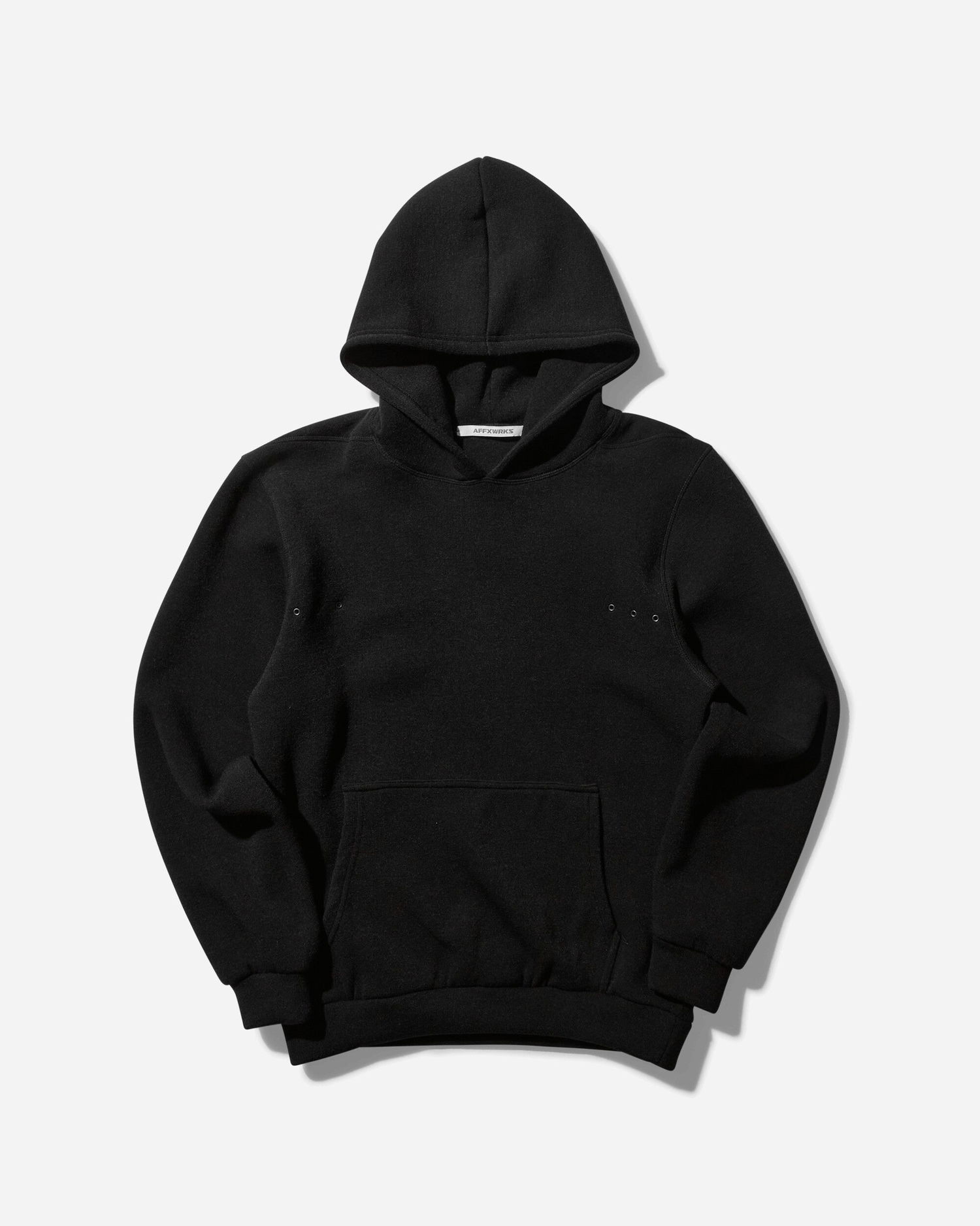 Mikina AFFXWRKS Hoodie With Hood Čierna | 1604 BLACK, 1