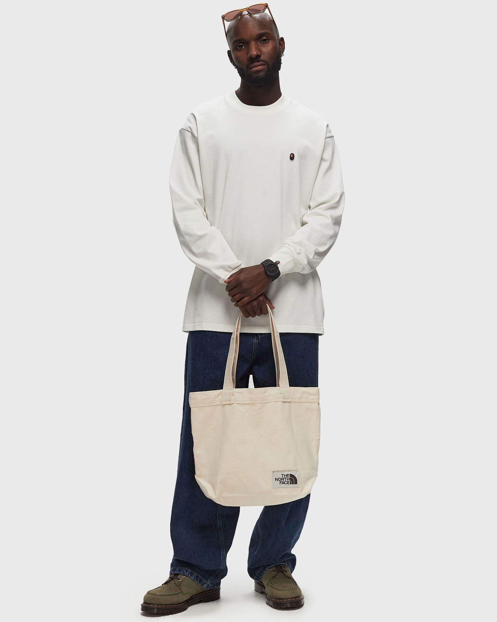 ONE POINT APE HEAD Relaxed Fit LS Tee