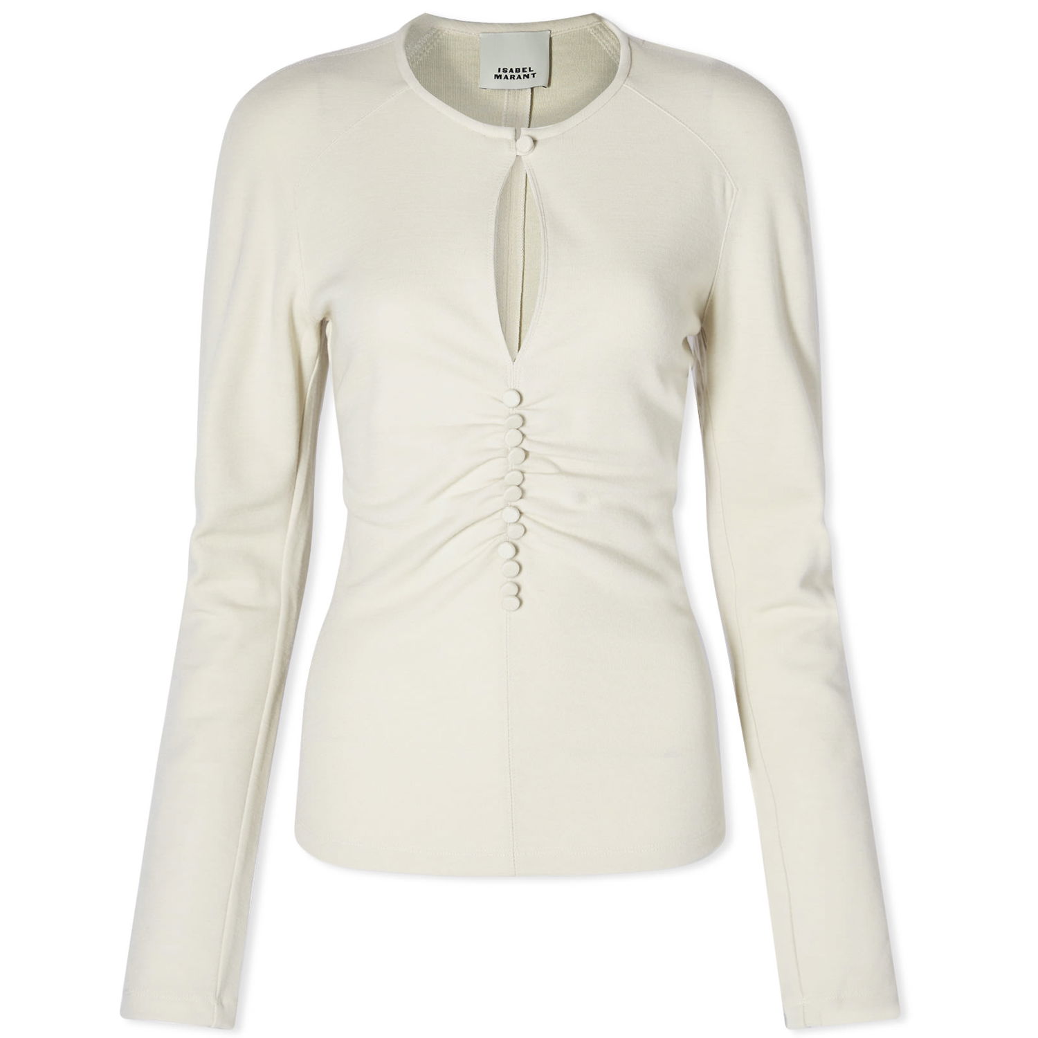 Tričko ISABEL MARANT Isabel Marant Dorine Long Sleeve Top Béžová | HT0281FA-A4K22I-90BE, 0