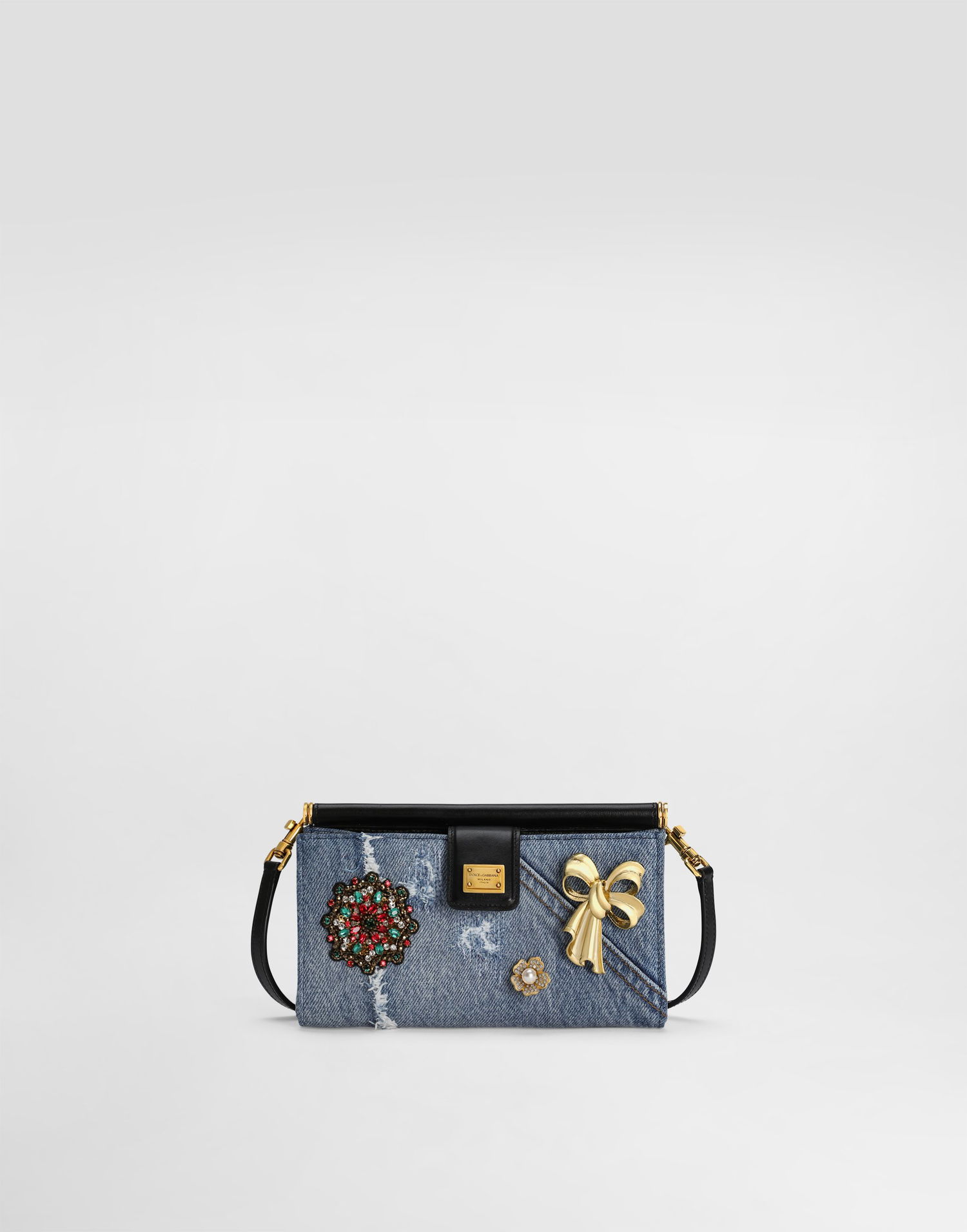 Kabelka Dolce & Gabbana Dolce & Gabbana Sicily Phone Bag Modrá | BI3367AG6828C609, 0