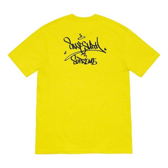 Tričko Supreme Graffiti Print Short Sleeve T-Shirt Žltá | SUP-FW19-10918