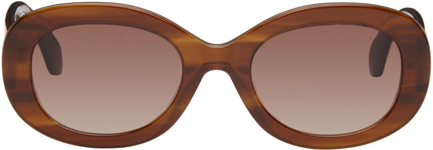 Slnečné okuliare Vivienne Westwood Round Sunglasses Hnedá | VW501415853, 0