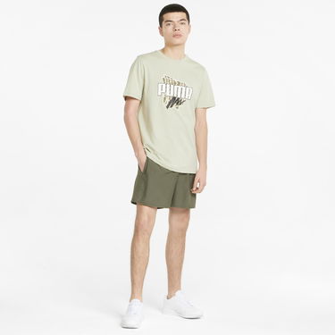 Šortky Puma Summer Graphic Woven Shorts Zelené | 848578-32, 0