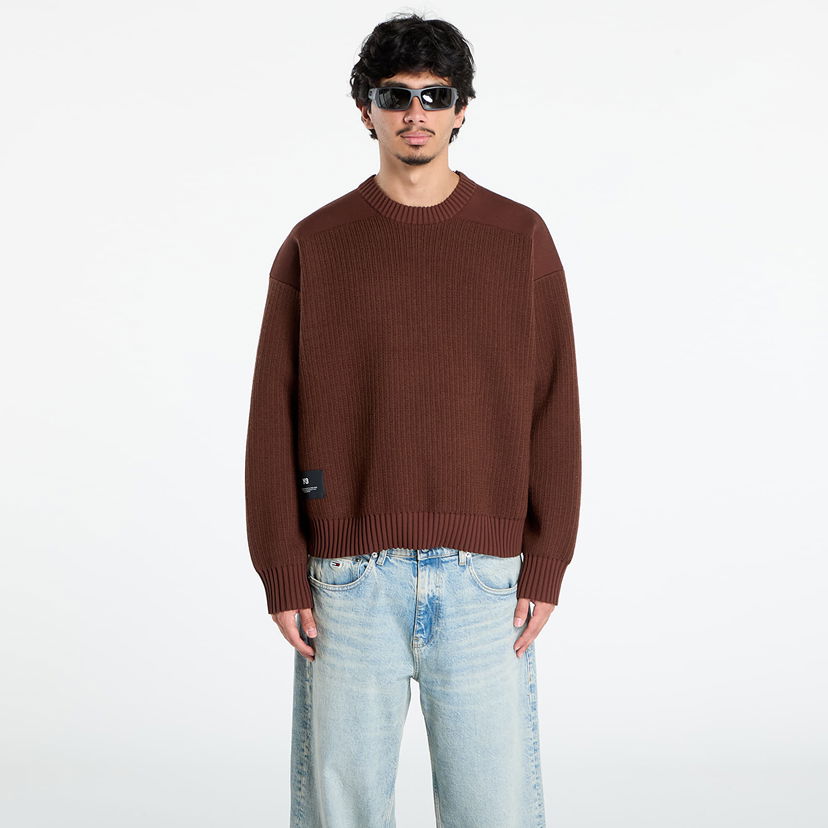 Sveter Y-3 Y-3 Padded UT Crew Sweater Hnedá | KD2560