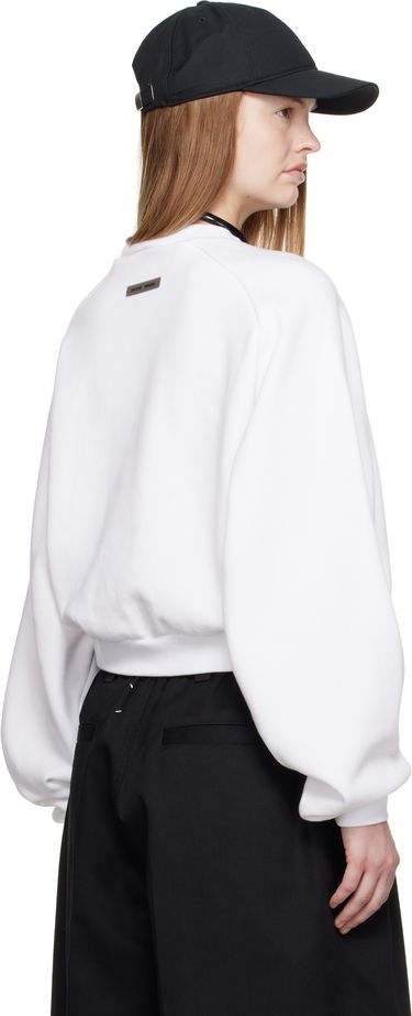 Mikina Fear of God Fear of God ESSENTIALS Fleece Raglan Crewneck Sweatshirt Biela | 192SP257834FW, 2