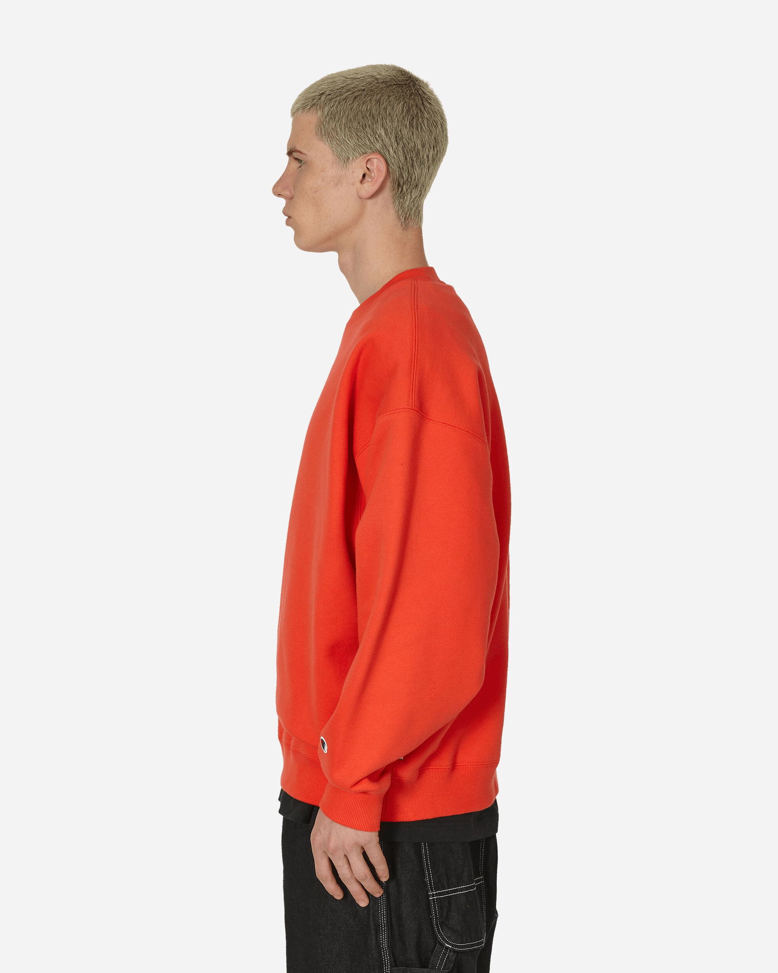 x WTAPS Crew Sweat Orange