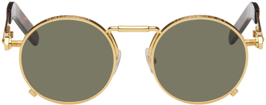 Slnečné okuliare Jean Paul Gaultier Jean Paul Gaultier 56-8171 Round Sunglasses Hnedá | 24/30-U-LU008-X055-92, 0