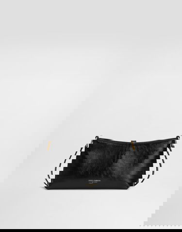 Taška cez rameno Dolce & Gabbana Lock Shoulder Bag In Calfskin Čierna | BB7891AZ00080999, 3