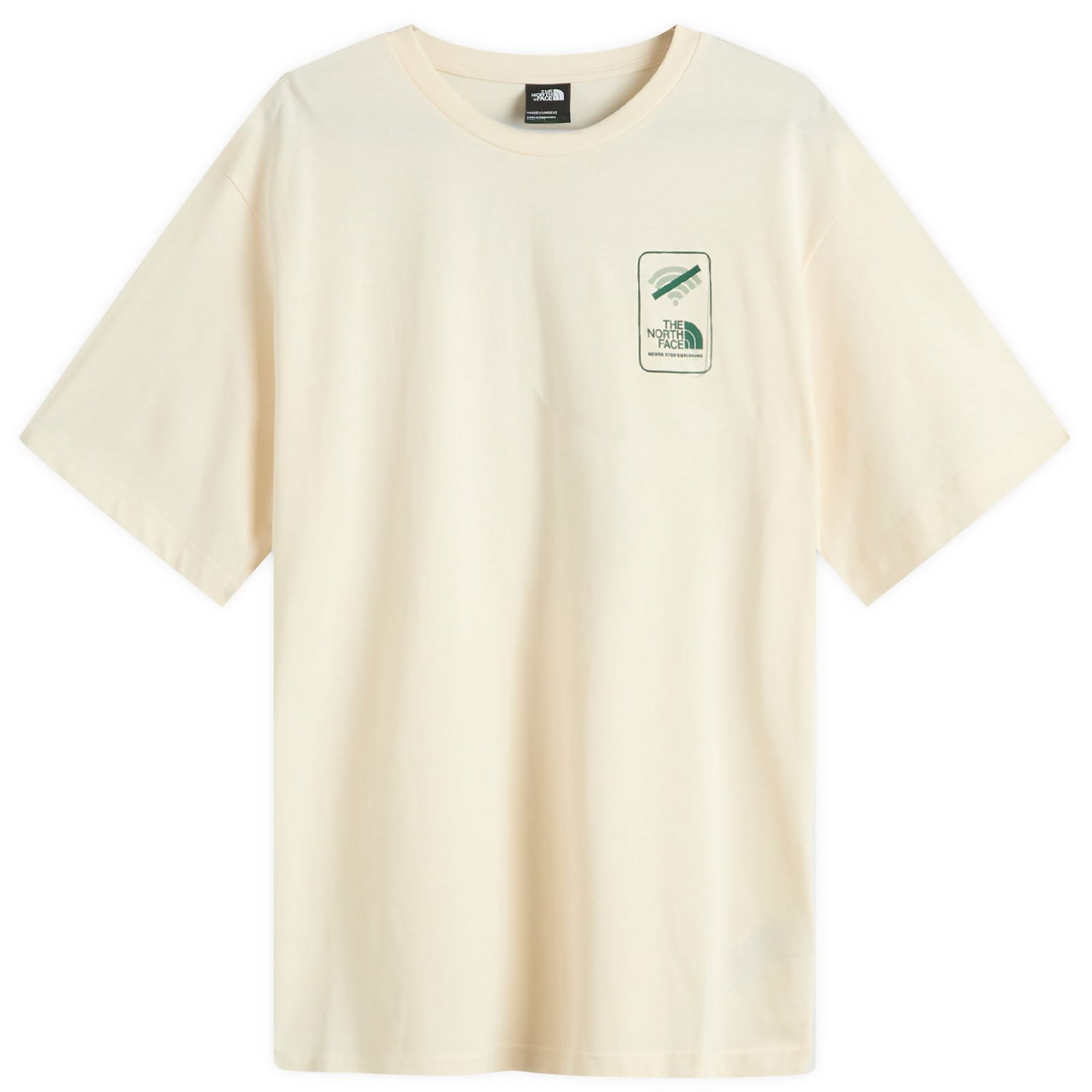 Tričko The North Face No Signal Relaxed T-Shirt, Size Large Béžová | NF0A8F2MQLI, 0