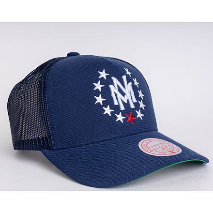 Šiltovka Mitchell & Ness Branded Essential Stars Trucker Snapback Navy Navy | HHSS4223-MNNYYPPPNAVY, 0