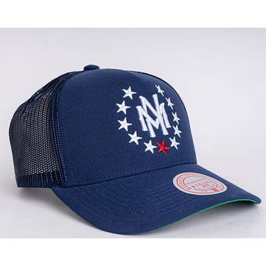 Šiltovka Mitchell & Ness Branded Essential Stars Trucker Snapback Navy Navy | HHSS4223-MNNYYPPPNAVY, 0
