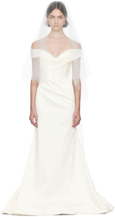 Šaty Vivienne Westwood Vivienne Westwood Bridal Capsule Classic Ballerina Veil Biela | 8108000J-C0034-, 0