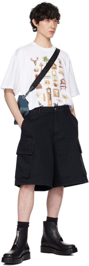 Šortky JW Anderson JW Anderson Cargo Denim Shorts Čierna | DT0108-PG1595, 3