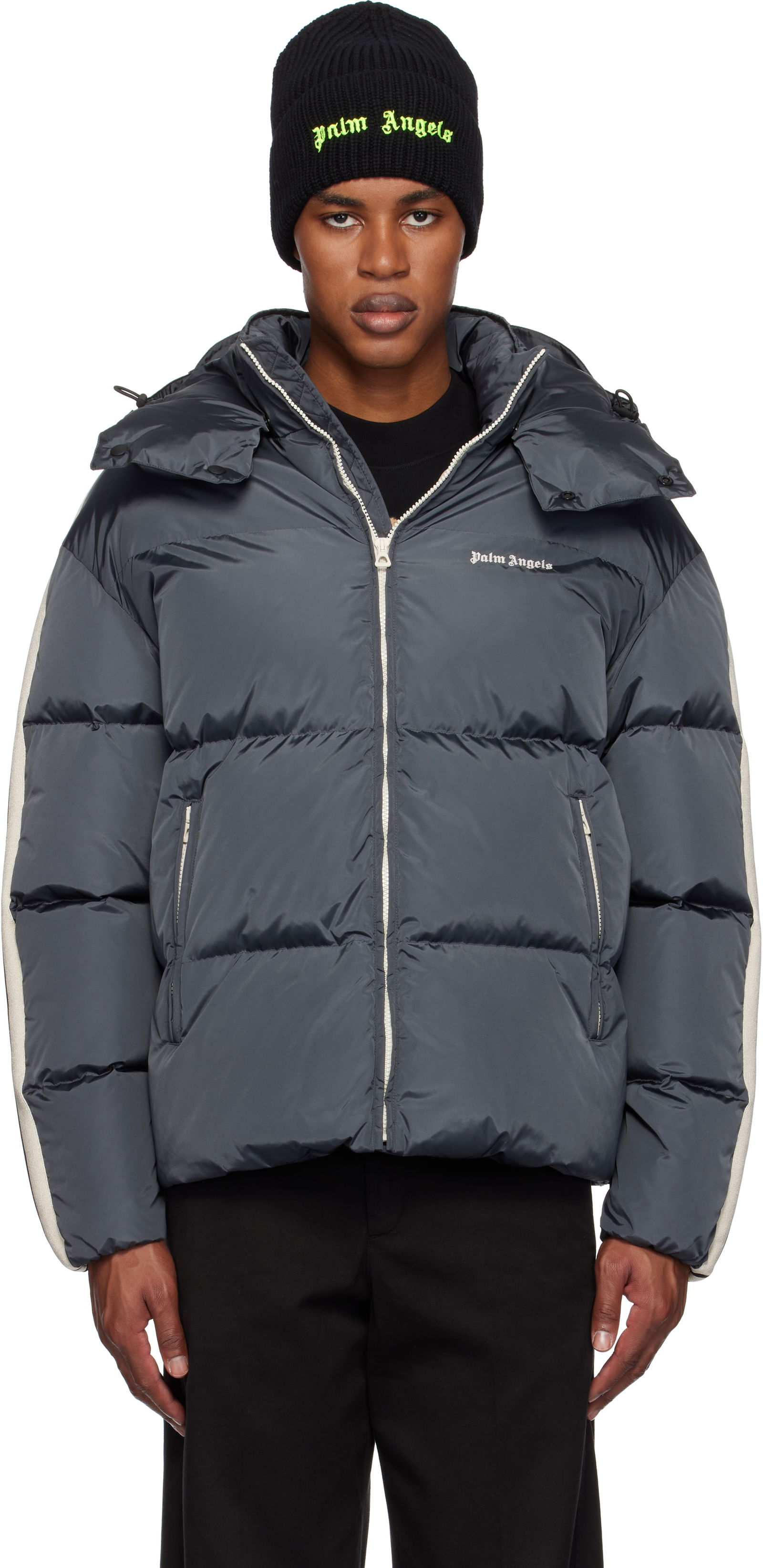 Hooded Track Down Jacket