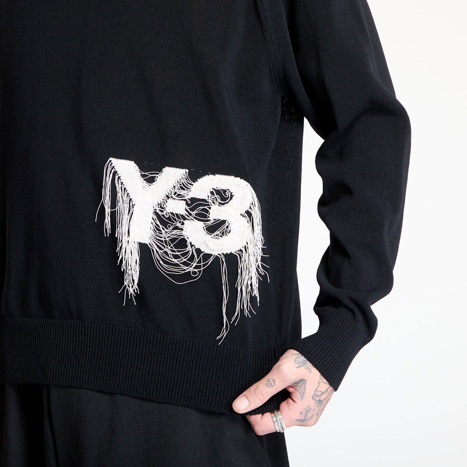 Logo Knit Crew Sweatshirt