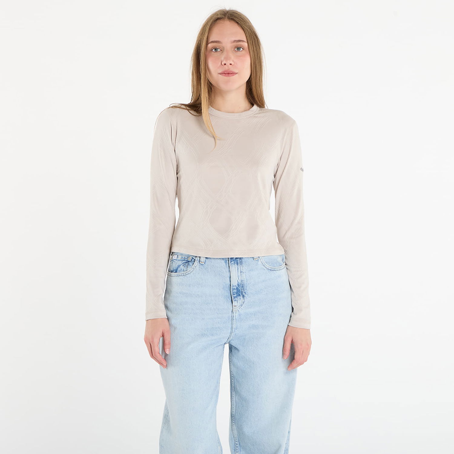Mikina Columbia Columbia Granite Point™ Long Sleeve Crew Sweatshirt Béžová | 2135401278, 0