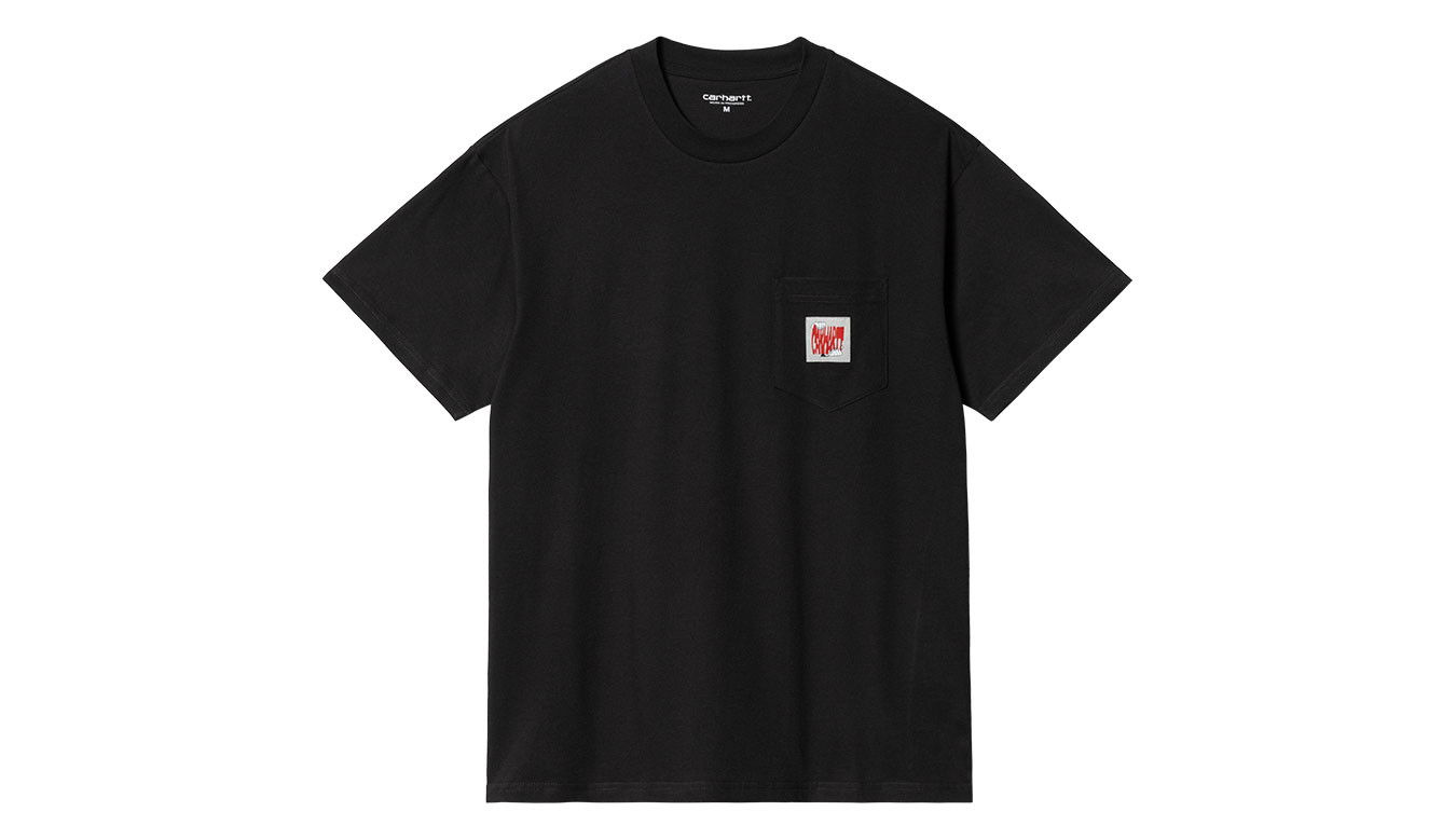Tričko Carhartt WIP S/S Stretch Pocket T-Shirt Black Čierna | I031831_89_XX, 0