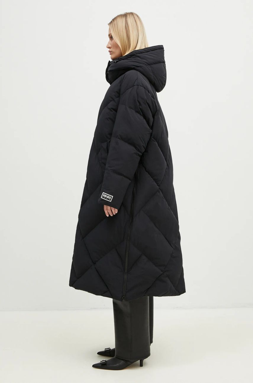 Prešívaná bunda KENZO Long Down Jacket Čierna | FE62OU1229NH.99, 1