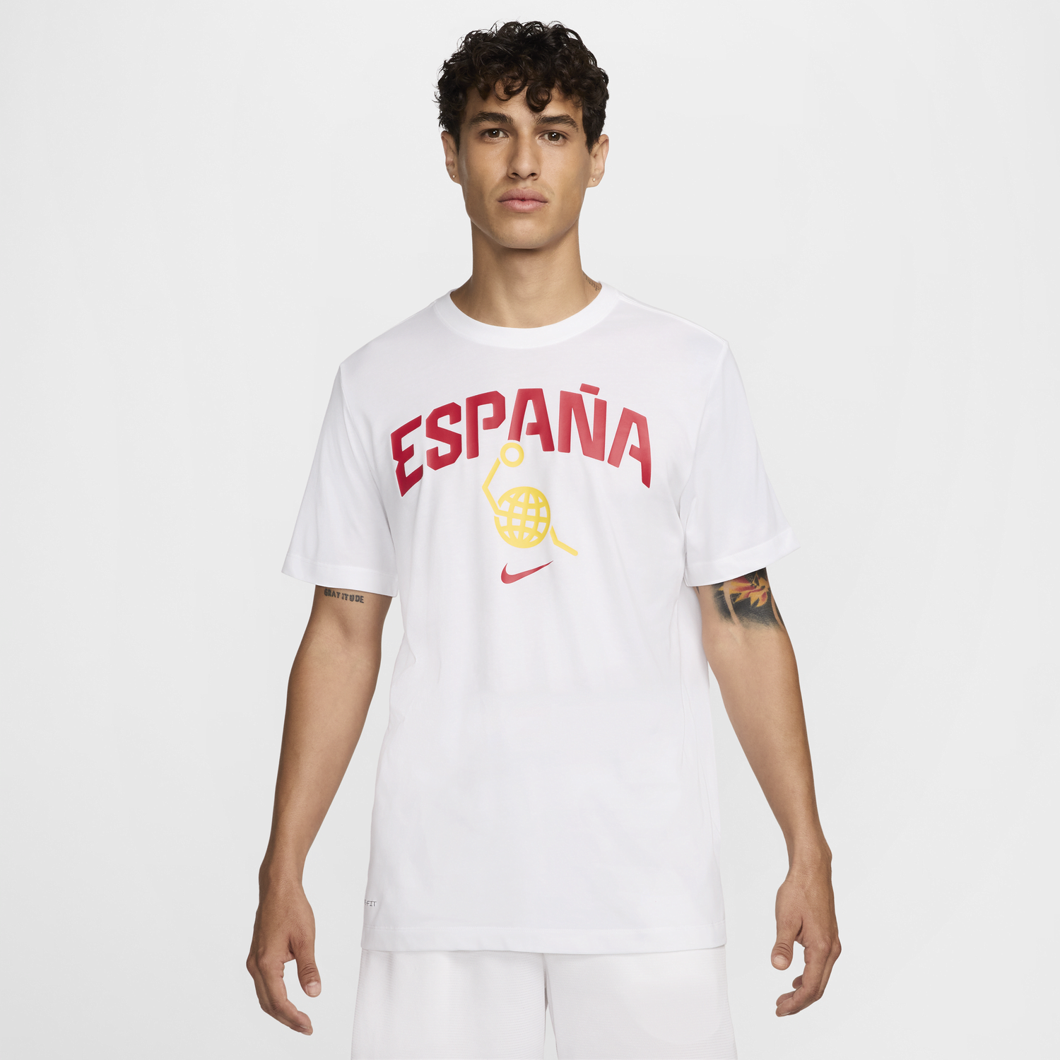 Tričko Nike Spain Basketball Tee Biela | FQ3677-100, 1