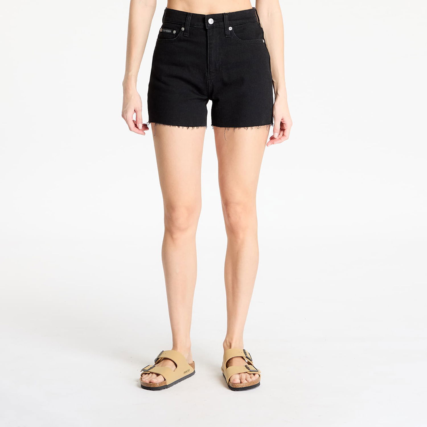 Šortky CALVIN KLEIN Calvin Klein Jeans Mom Denim Shorts Čierna | J20J225154 1BY, 0