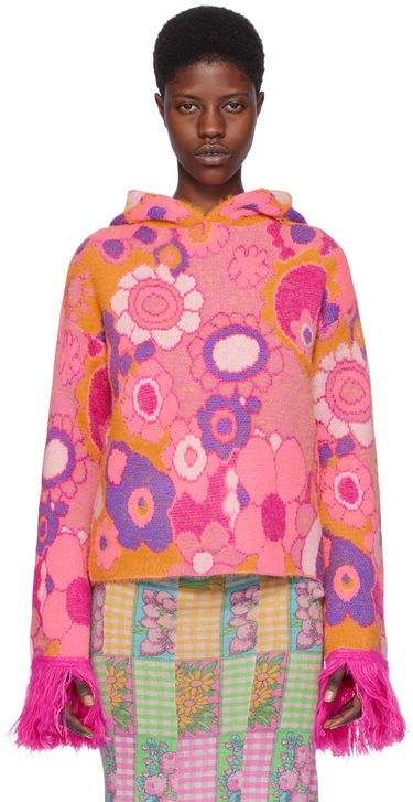 Mikina ERL ERL Graphic Print Hoodie Ružová | ERL07N103, 0