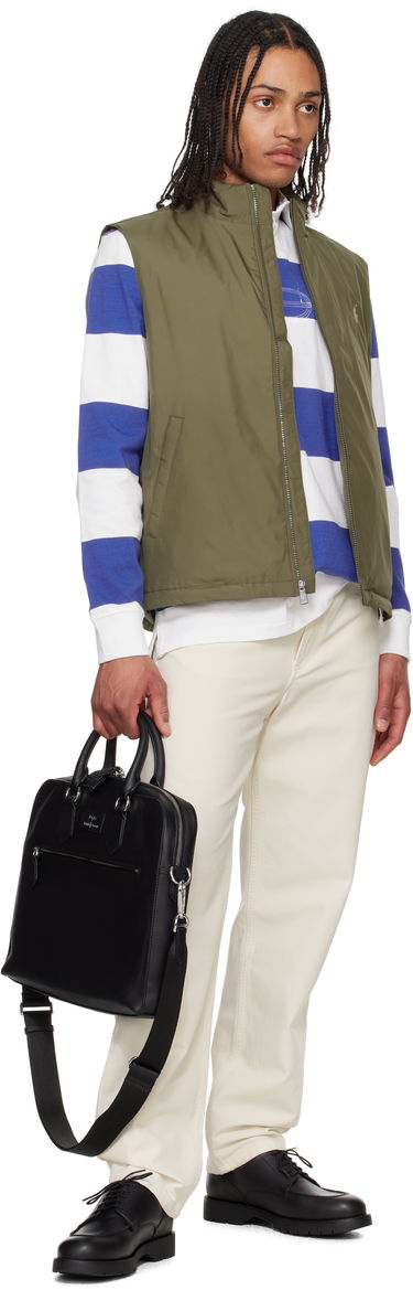 Taška cez rameno Polo by Ralph Lauren Ralph Lauren Smooth Leather Commuter Briefcase Čierna | 405962454001, 3