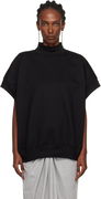 Dries Van Noten Mock Neck Short Sleeve Sweatshirt Top