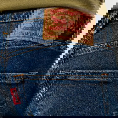 Džínsy Levi's 512 Slim Fit Taper Modrá | 59437-0087, 3