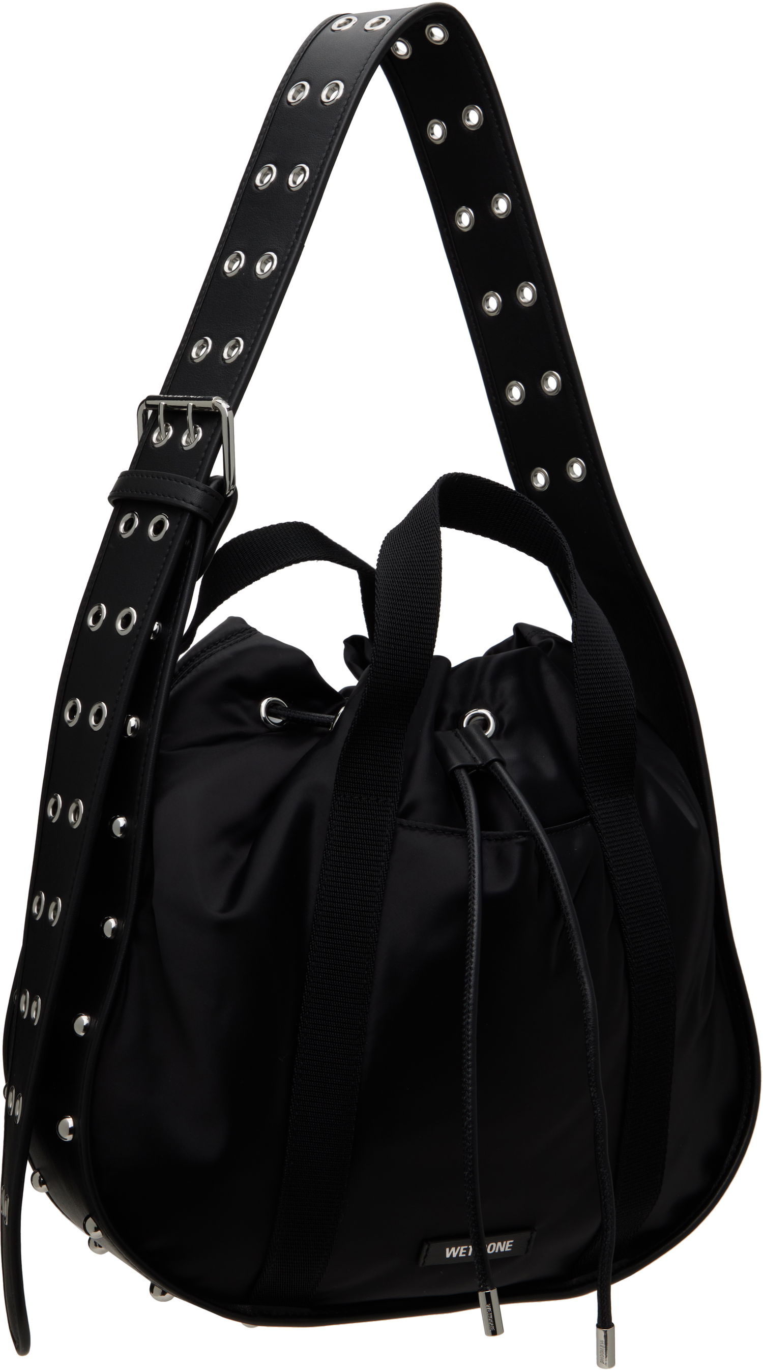 Kabelka We11done We11done Belted Punk Drawstring Bag Čierna | WD-AB0-25-482-U-BK, 1