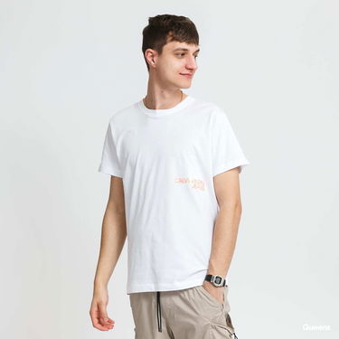 Tričko CALVIN KLEIN Monogram Clear Biela | J30J317507 YAF, 0
