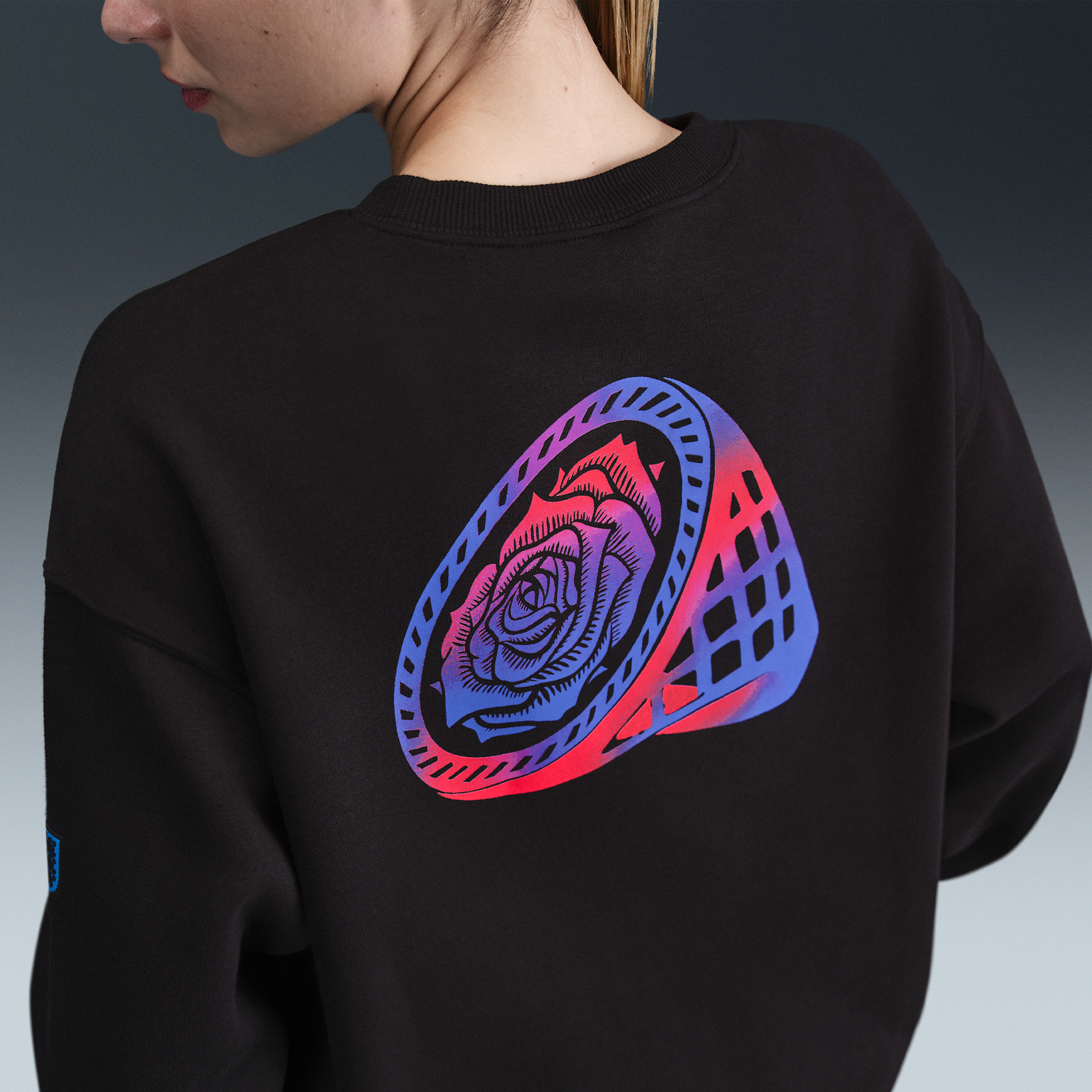 Mikina Nike England Phoenix Fleece Crewneck Sweatshirt Čierna | HF4967-010, 1