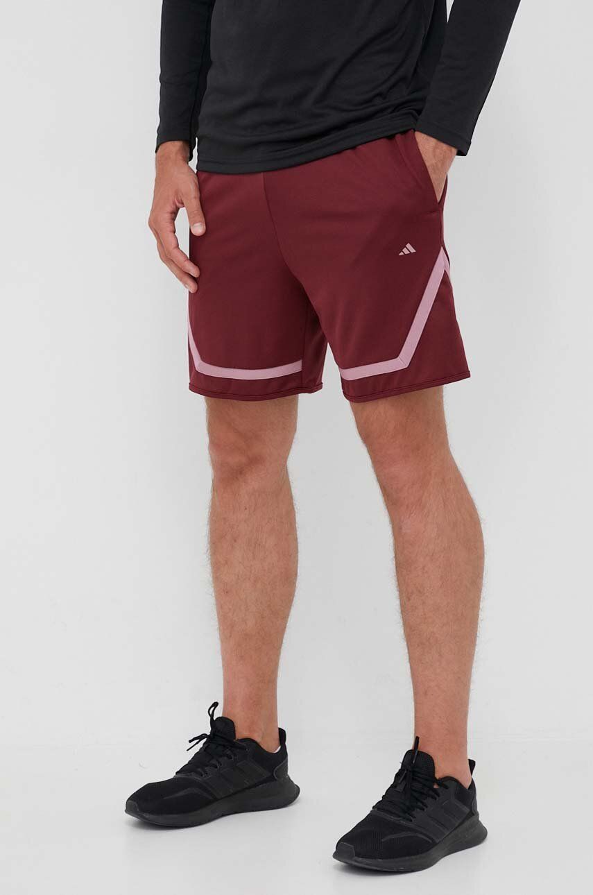 Šortky adidas Performance Pro Block Shorts Vínová | IL2242, 0