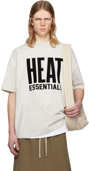 Tričko Fear of God ESSENTIALS NBA Heat Short Sleeve T-Shirt Béžová | 125AL244302F, 0