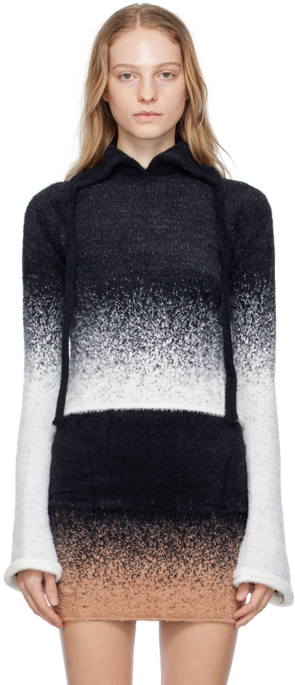 Sveter Ottolinger Ottolinger Gradient Hoodie Sweater Čierna | 705901, 0
