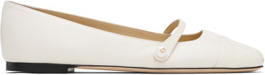 Tenisky a topánky Jimmy Choo Jimmy Choo Elisa Ballerina Flats Biela | ELISA FLAT, 0