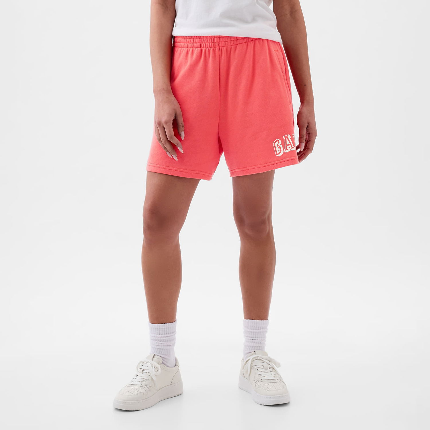 Šortky GAP Logo Shorts Cayenne Červená | 885590-02, 0