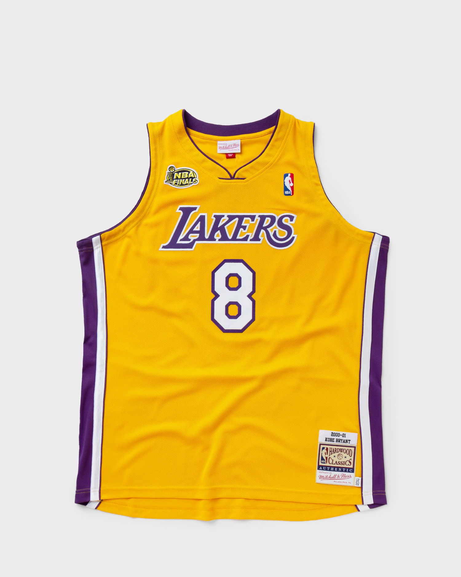 Dres Mitchell & Ness NBA AUTHENTIC JERSEY LOS ANGELES LAKERS 2000-01 KOBE BRYANT #8 Žltá | AJY4SB19089-LALLGPR00KBR, 0