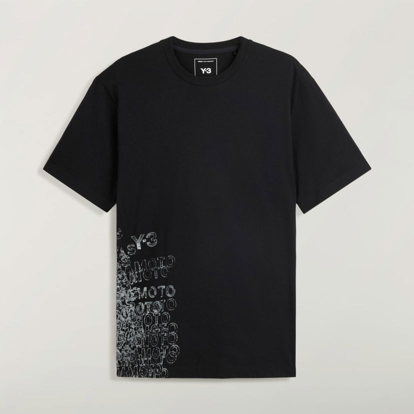 Tričko adidas Performance Y-3 GFX Short Sleeve T-Shirt Čierna | KR2223