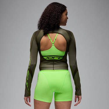 Crop Top Jordan Jordan Sport Dri-FIT Long Sleeve Zelené | HF9480-045, 3