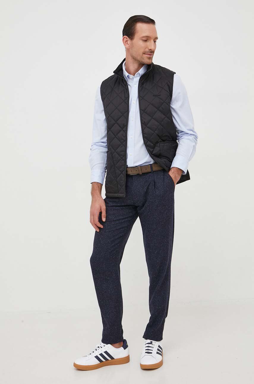 Vesta Barbour Quilted Vest Čierna | MGI0221, 1