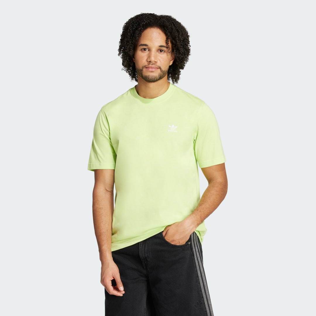 Tričko adidas Performance Trefoil Essentials T-Shirt Zelené | JZ3583, 0