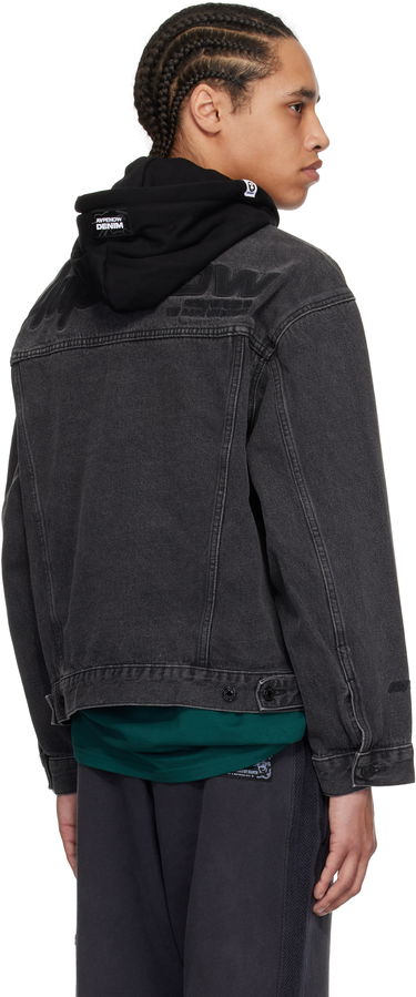Bunda AAPE by A Bathing Ape AAPE by A Bathing Ape 'AAPE Now' Denim Jacket Čierna | AAPLJM7700XXNBKL, 2